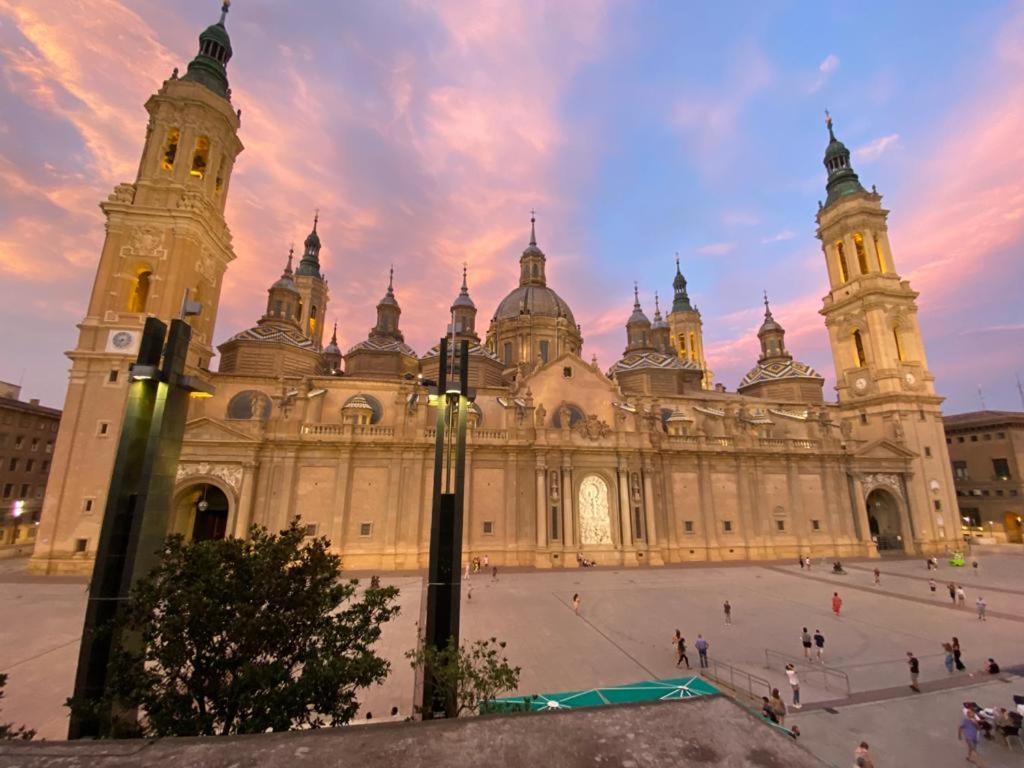 Apartament Vtz El Balcon A La Basilica V - Vistas Inmejorables A La Basilica Del Pilar! Saragossa Zewnętrze zdjęcie
